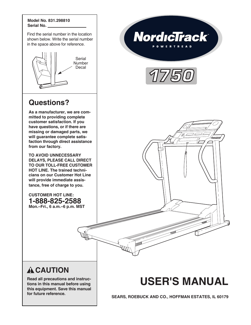 NordicTrack 831.298810 User Manual | 30 pages