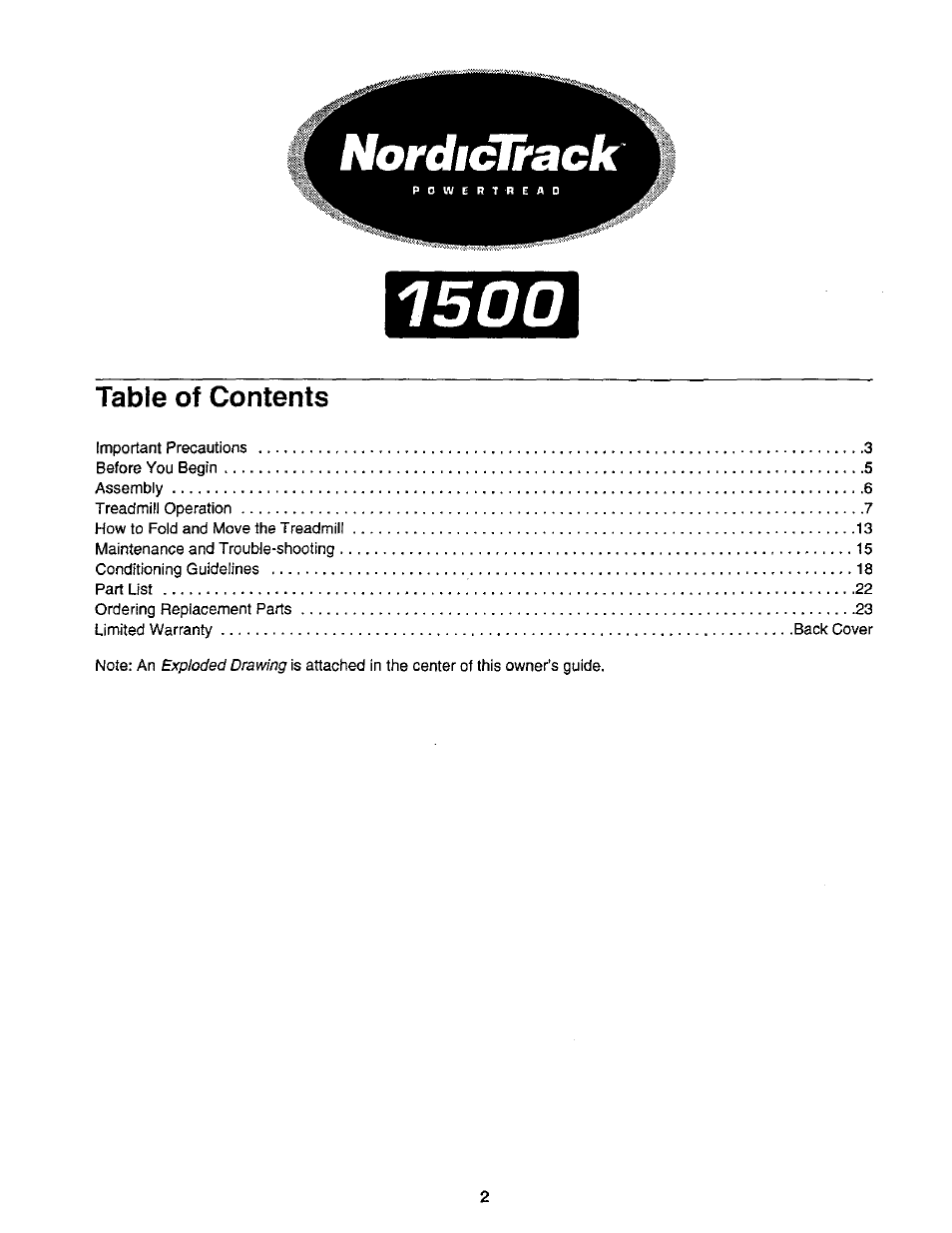 NordicTrack 831.2988 User Manual | Page 2 / 26