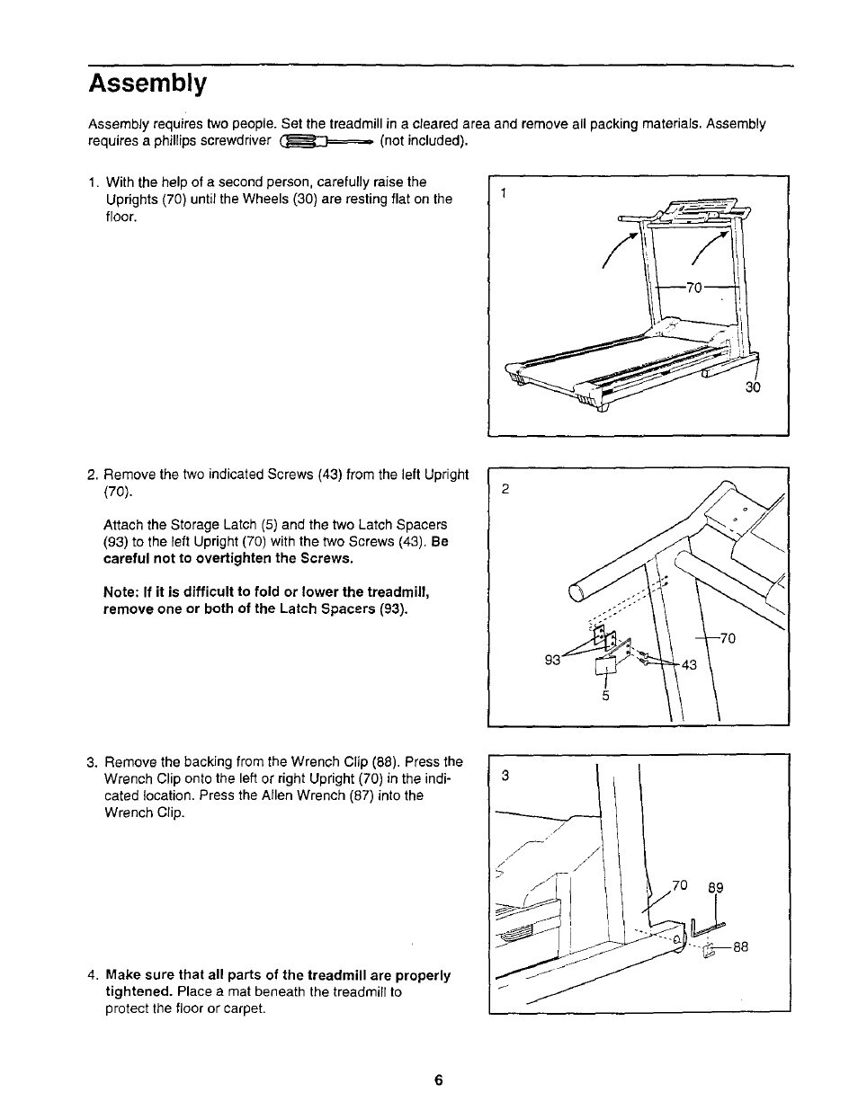 Assembly | NordicTrack 831.2988 User Manual | Page 6 / 26