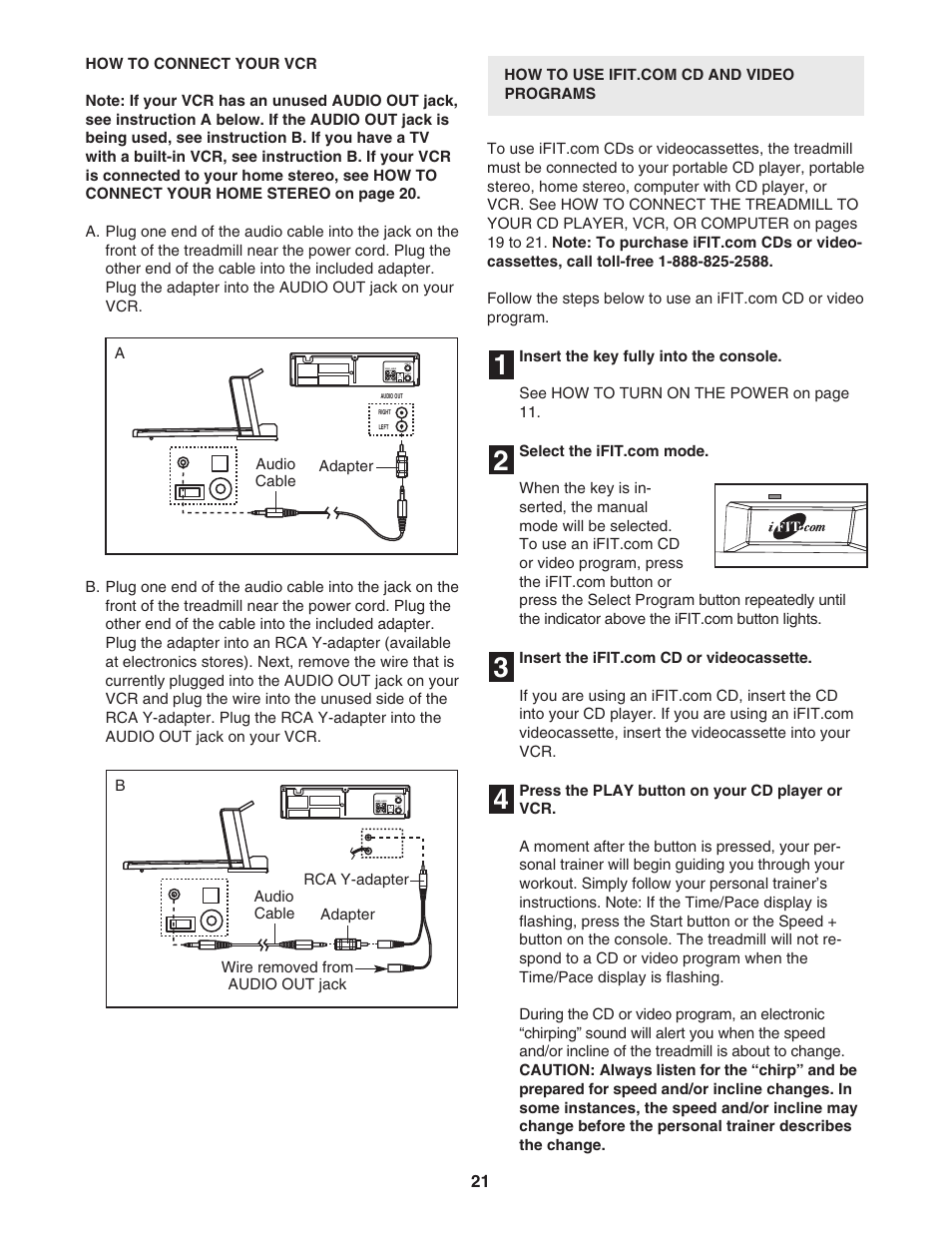 NordicTrack C 2300 NTL12943 User Manual | Page 21 / 34