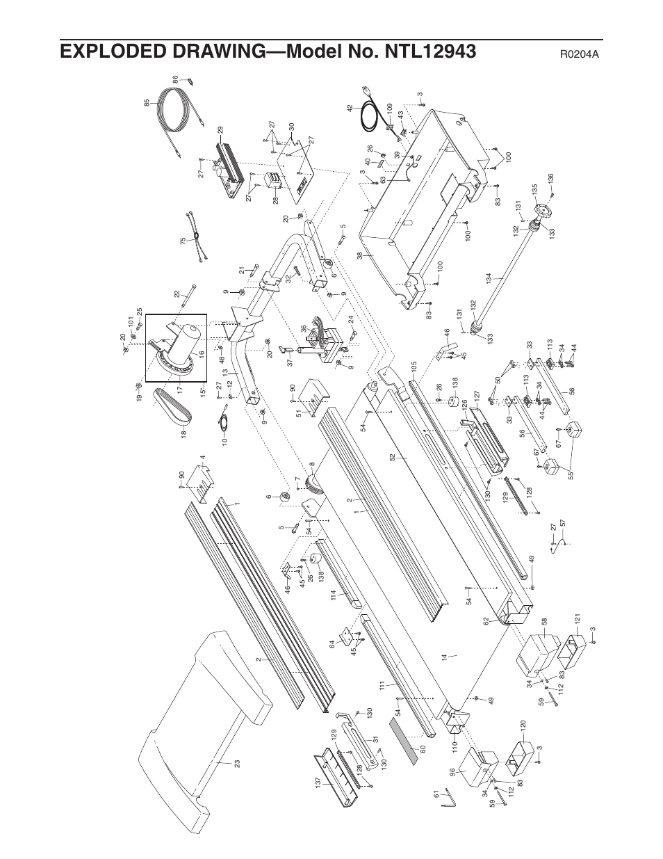 R0204a | NordicTrack C 2300 NTL12943 User Manual | Page 32 / 34