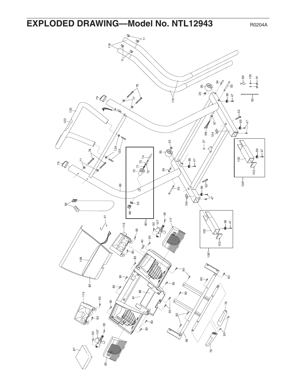 R0204a | NordicTrack C 2300 NTL12943 User Manual | Page 33 / 34