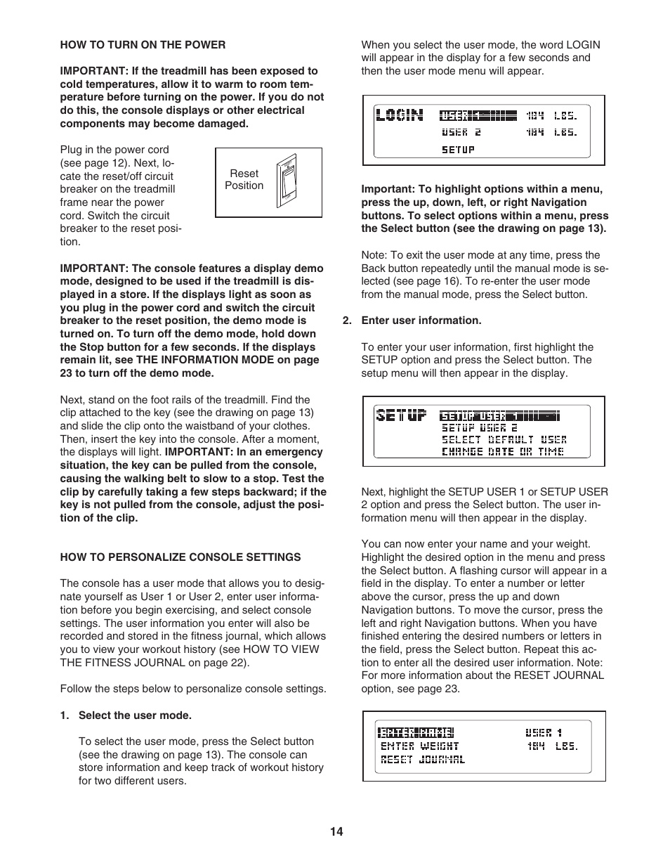 NordicTrack A2105 NTL06907.2 User Manual | Page 14 / 36