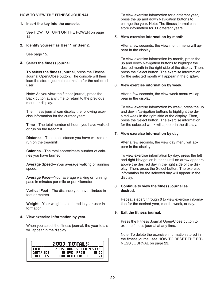 NordicTrack A2105 NTL06907.2 User Manual | Page 22 / 36