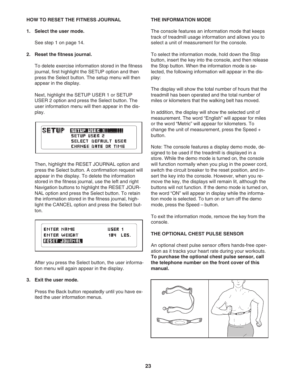 NordicTrack A2105 NTL06907.2 User Manual | Page 23 / 36