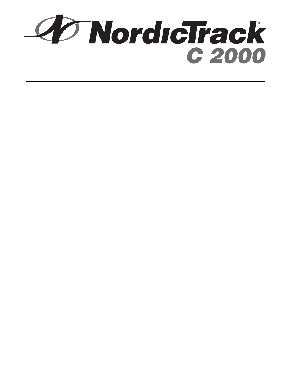 NordicTrack C 2000 NTL10841 User Manual | Page 2 / 34