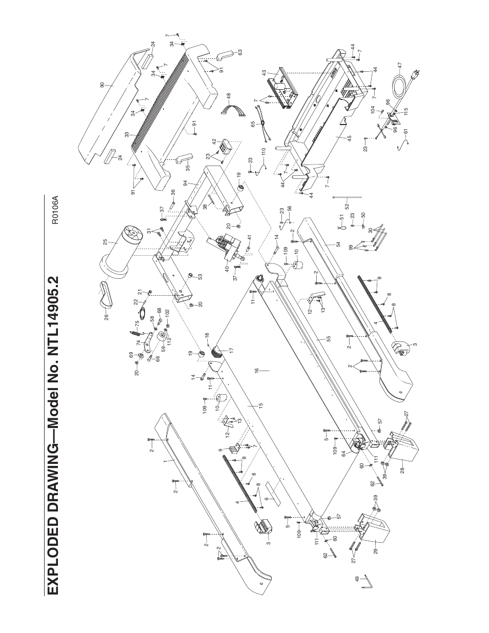 R0 1 0 6 a | NordicTrack ViewPoint NTL14905.2 User Manual | Page 40 / 42