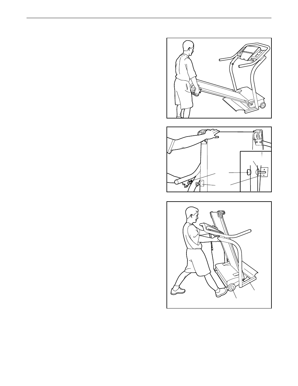 How to fold and move the treadmill | NordicTrack NTTL25512 User Manual | Page 25 / 34