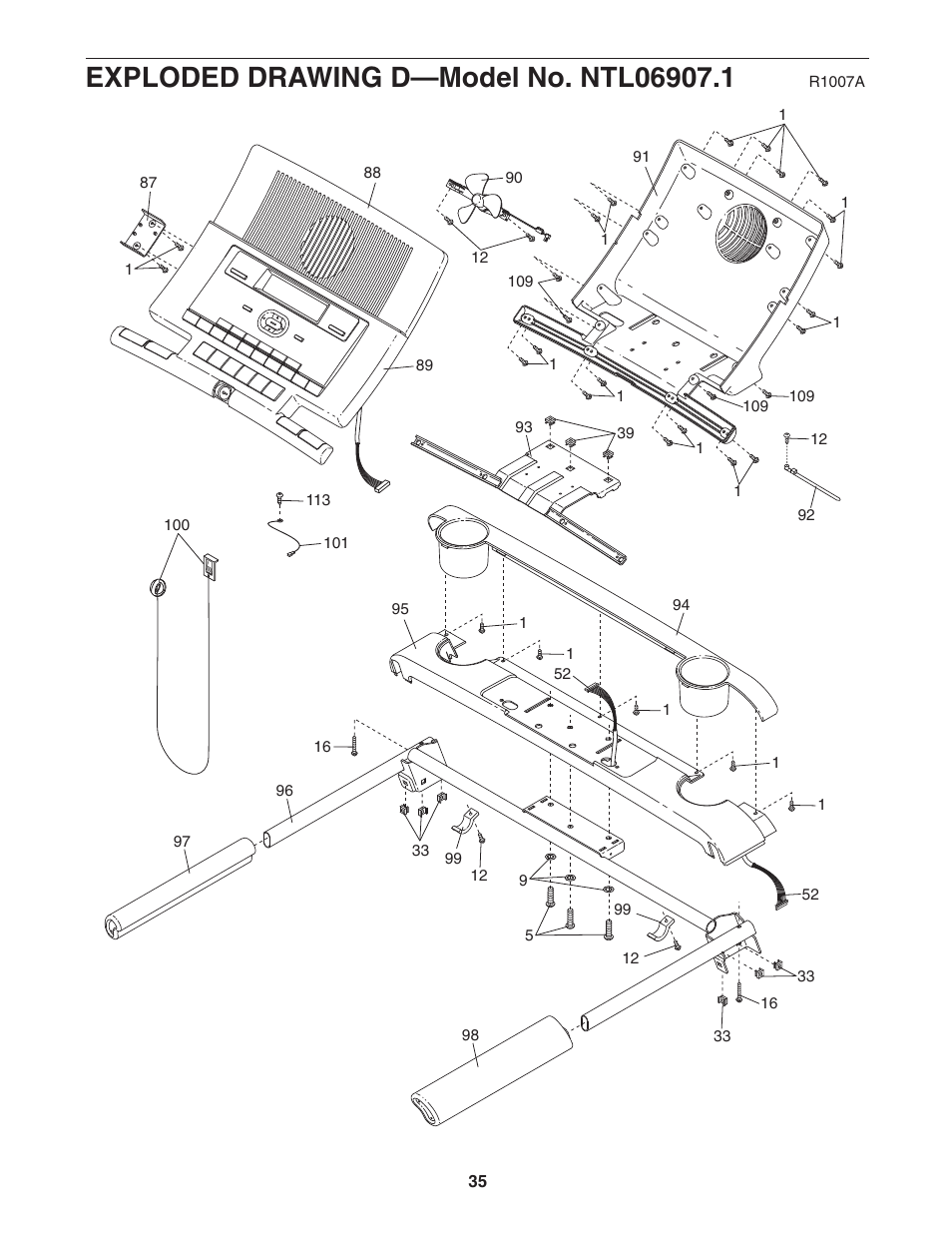 NordicTrack NTL06907.1 User Manual | Page 35 / 36
