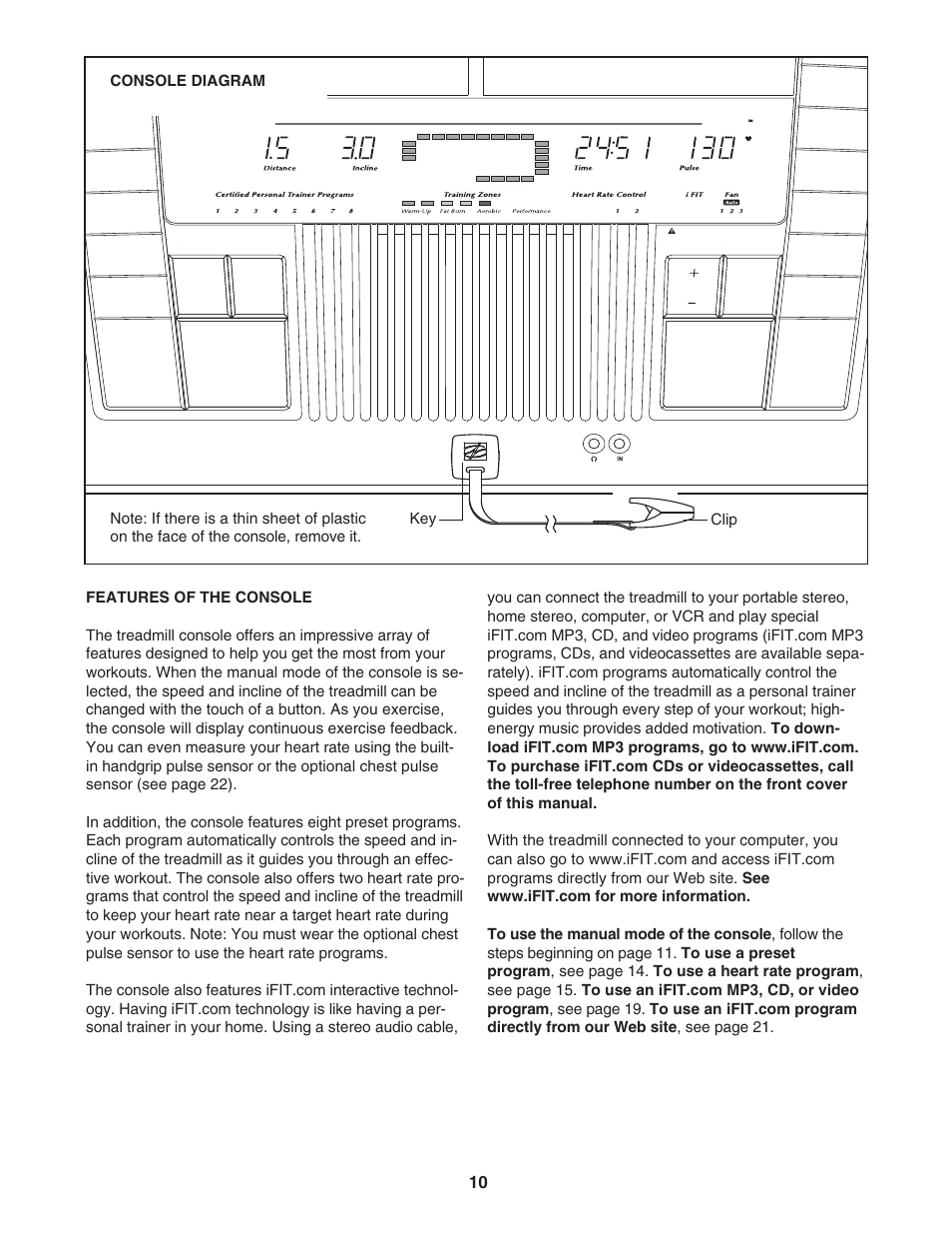 NordicTrack C2100 NTL1075.0 User Manual | Page 10 / 34