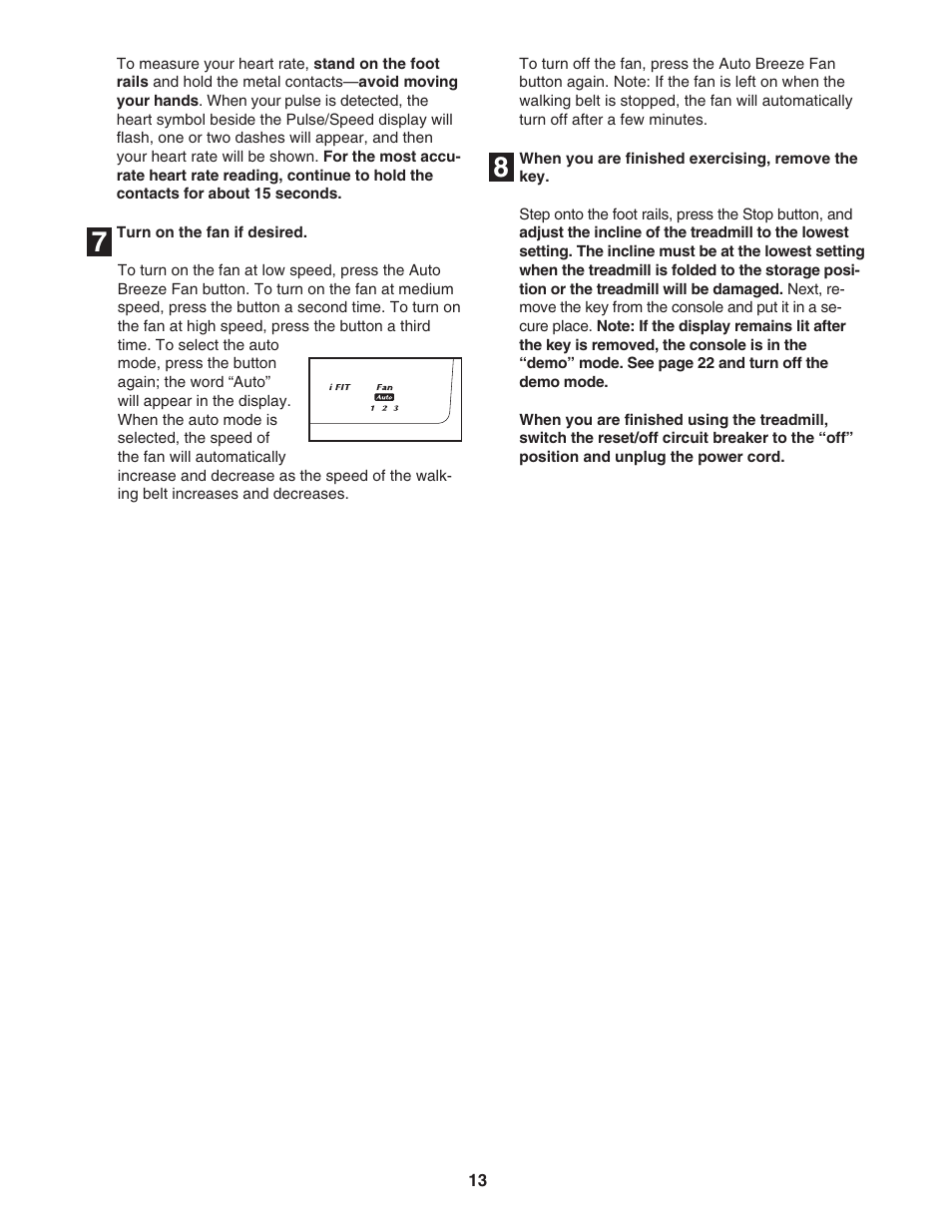 NordicTrack C2100 NTL1075.0 User Manual | Page 13 / 34