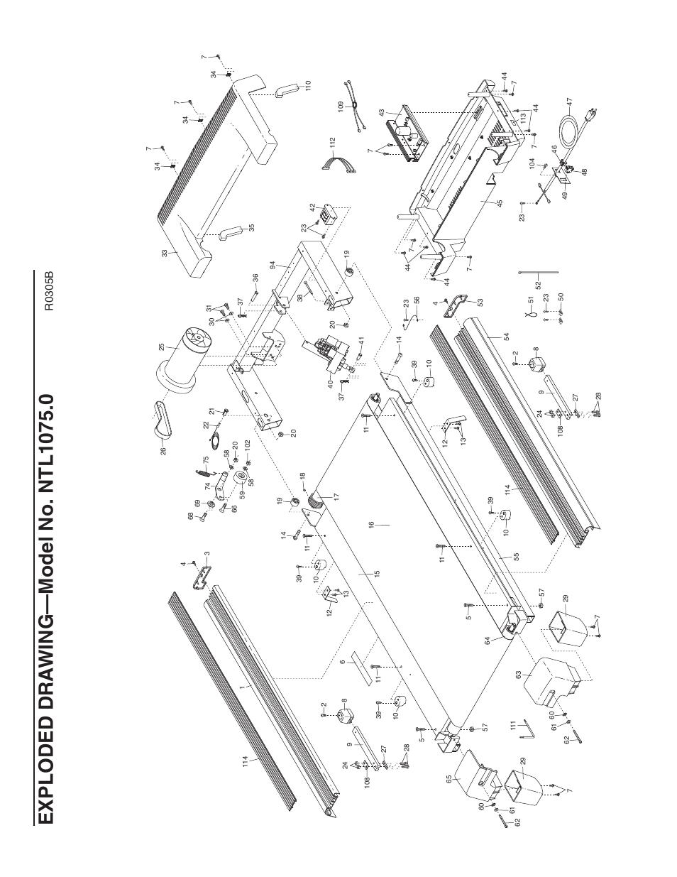 R0305b | NordicTrack C2100 NTL1075.0 User Manual | Page 32 / 34