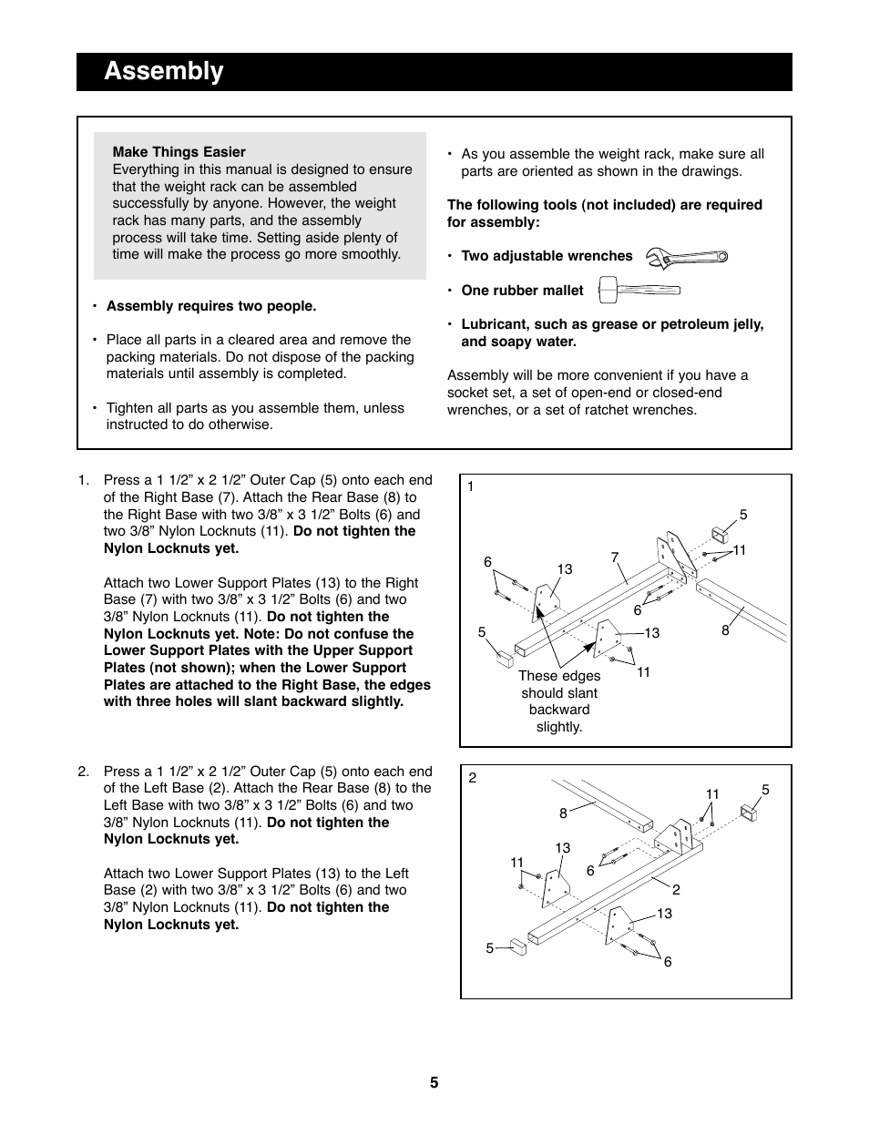 Assembly | NordicTrack GRT360 User Manual | Page 5 / 12