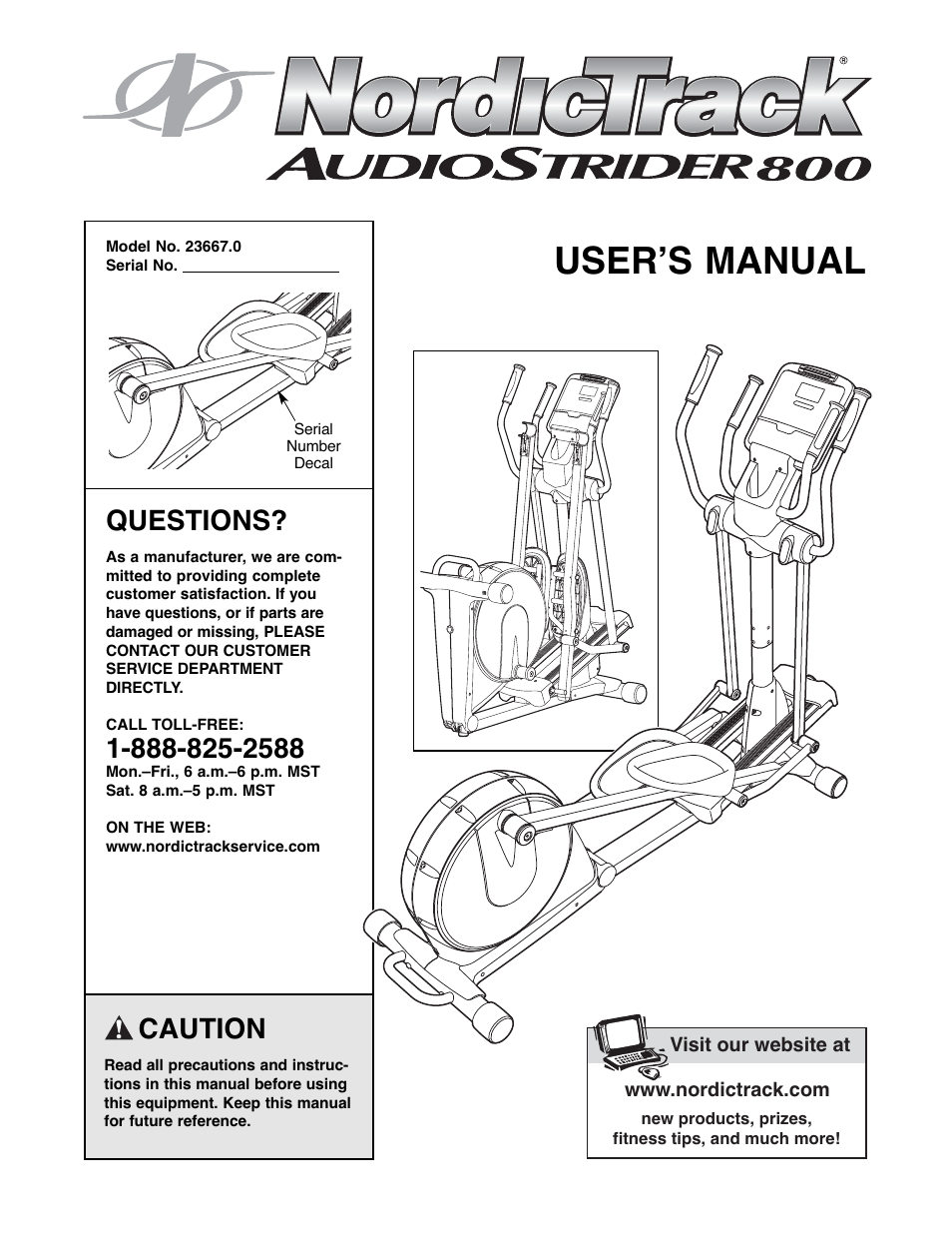 NordicTrack 23667.0 User Manual | 28 pages