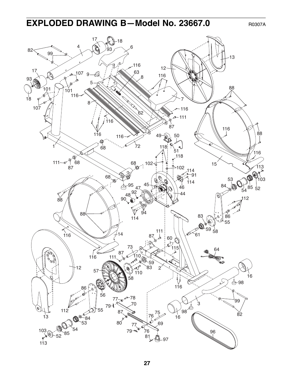 NordicTrack 23667.0 User Manual | Page 27 / 28