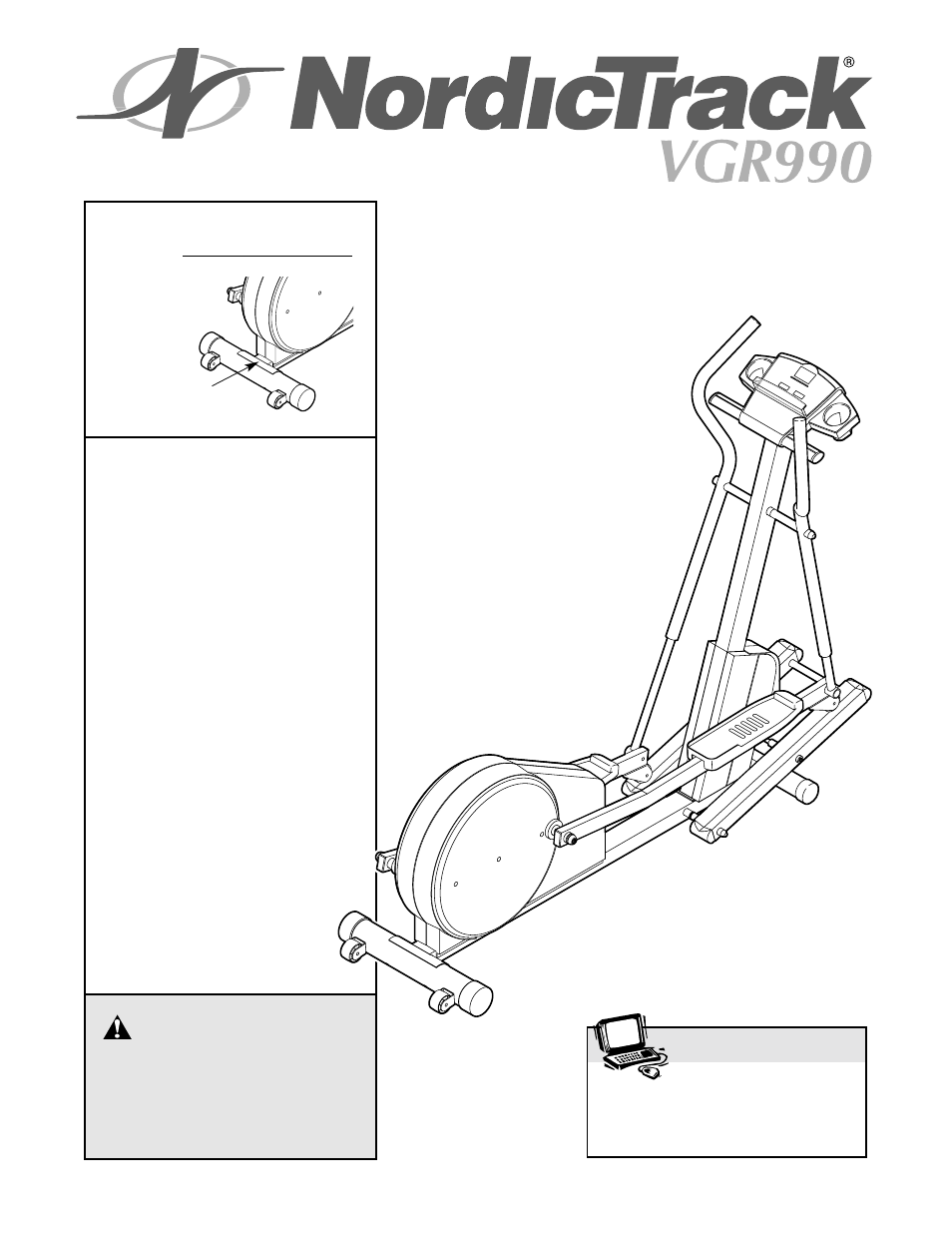 NordicTrack VGR990 NTEL12900 User Manual | 24 pages