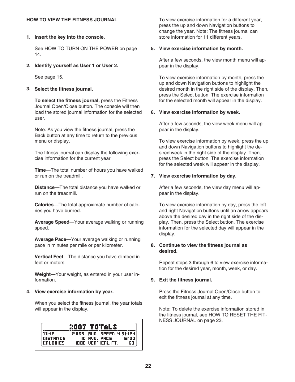 NordicTrack A2105 NTL06907.0 User Manual | Page 22 / 36