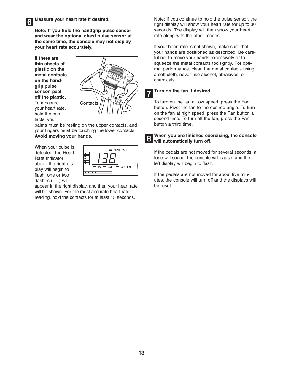 NordicTrack NCCEL09940 User Manual | Page 13 / 28