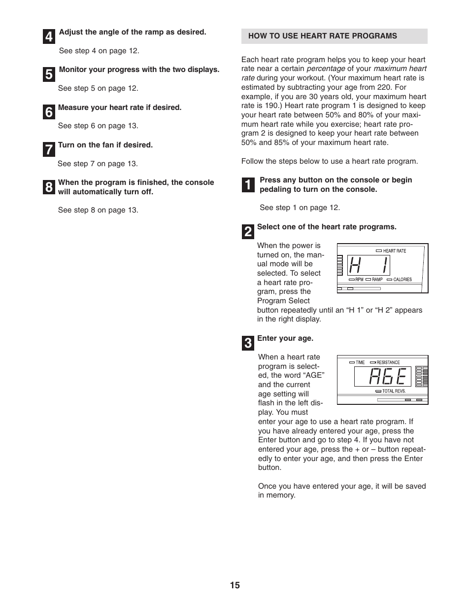 NordicTrack NCCEL09940 User Manual | Page 15 / 28