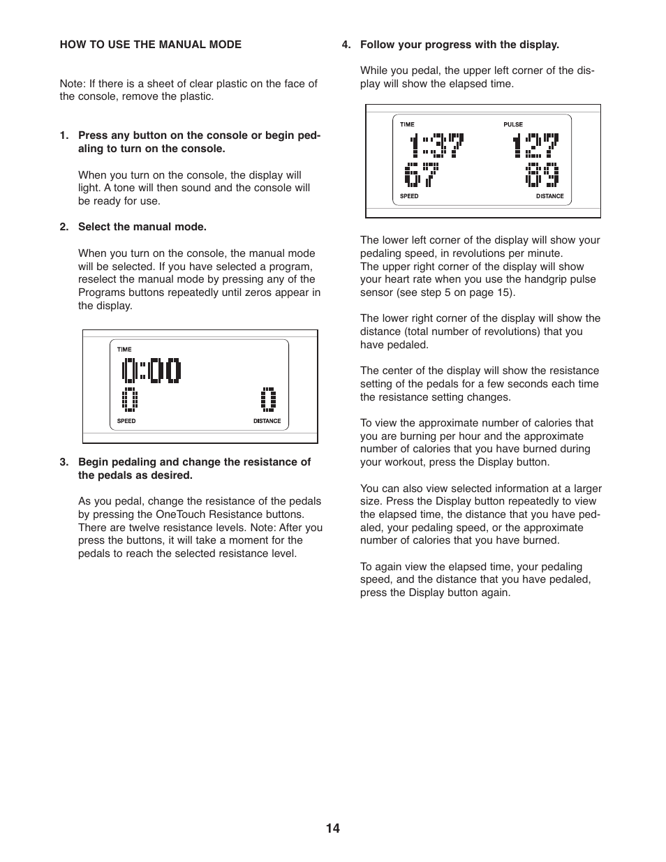 NordicTrack AudioStrider 30725.0 User Manual | Page 14 / 28