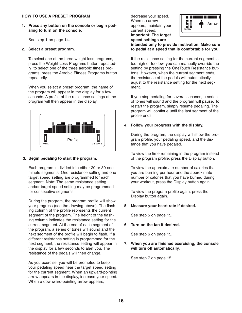 NordicTrack AudioStrider 30725.0 User Manual | Page 16 / 28