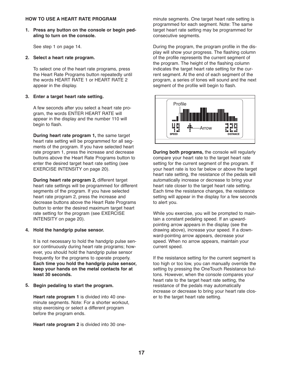 NordicTrack AudioStrider 30725.0 User Manual | Page 17 / 28