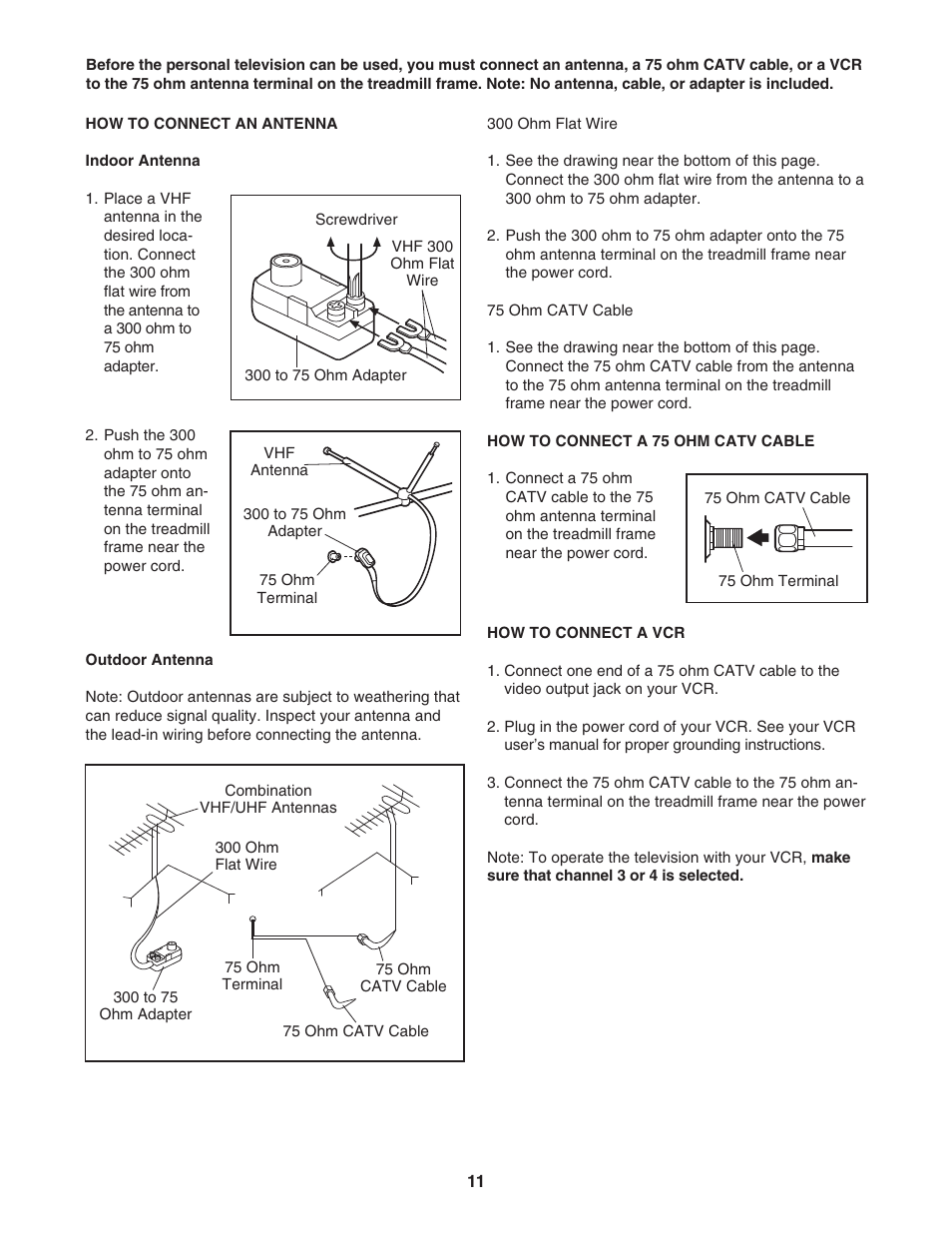 NordicTrack ViewPoint 2800 30602.0 User Manual | Page 11 / 42