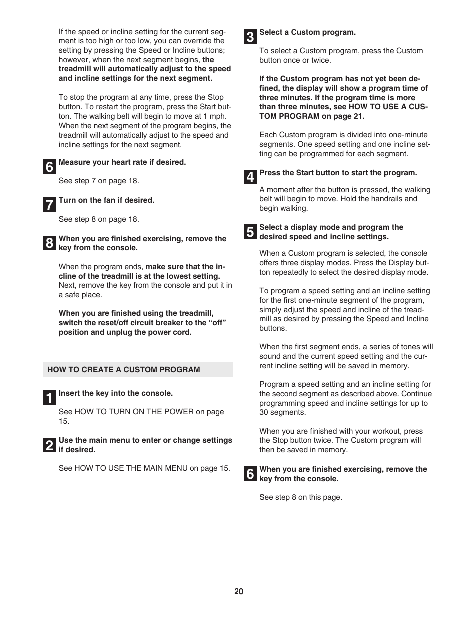 NordicTrack ViewPoint 2800 30602.0 User Manual | Page 20 / 42