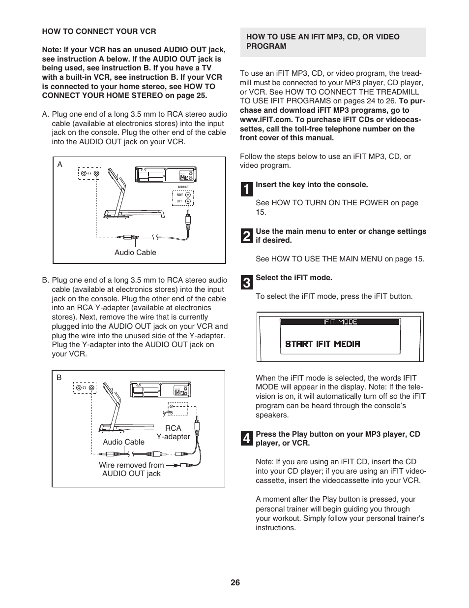 43 2 1 b | NordicTrack ViewPoint 2800 30602.0 User Manual | Page 26 / 42