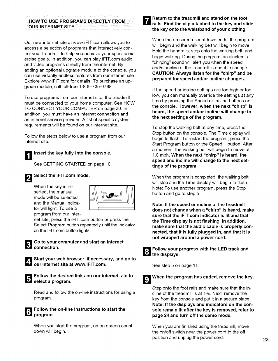 NordicTrack EXP2000 NTTL11994 User Manual | Page 23 / 33