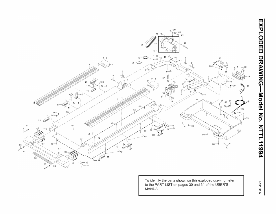 Oo m, 0 1 o | NordicTrack EXP2000 NTTL11994 User Manual | Page 31 / 33