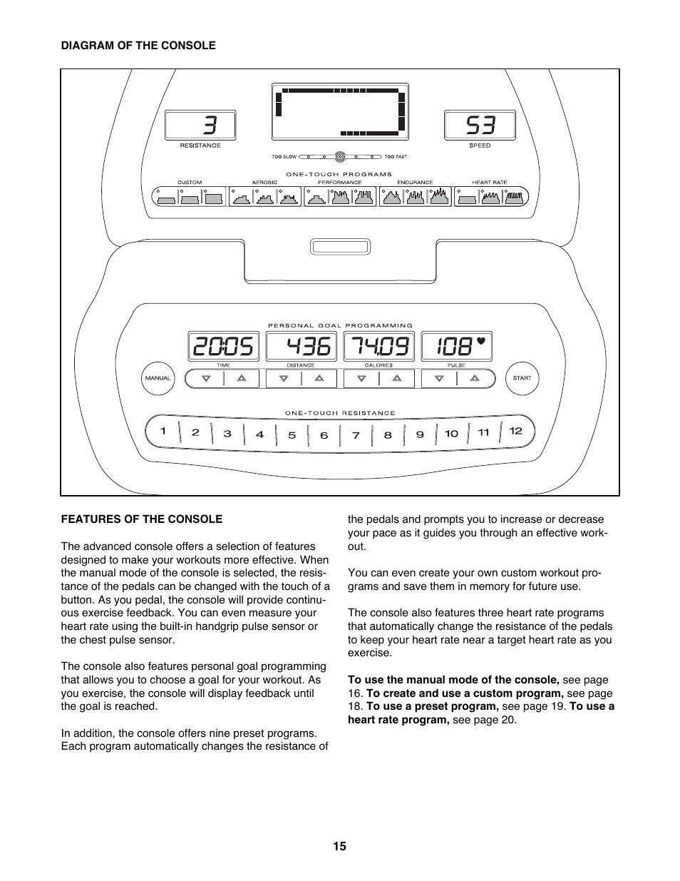 NordicTrack ELITE NTEL4255.0 User Manual | Page 15 / 28