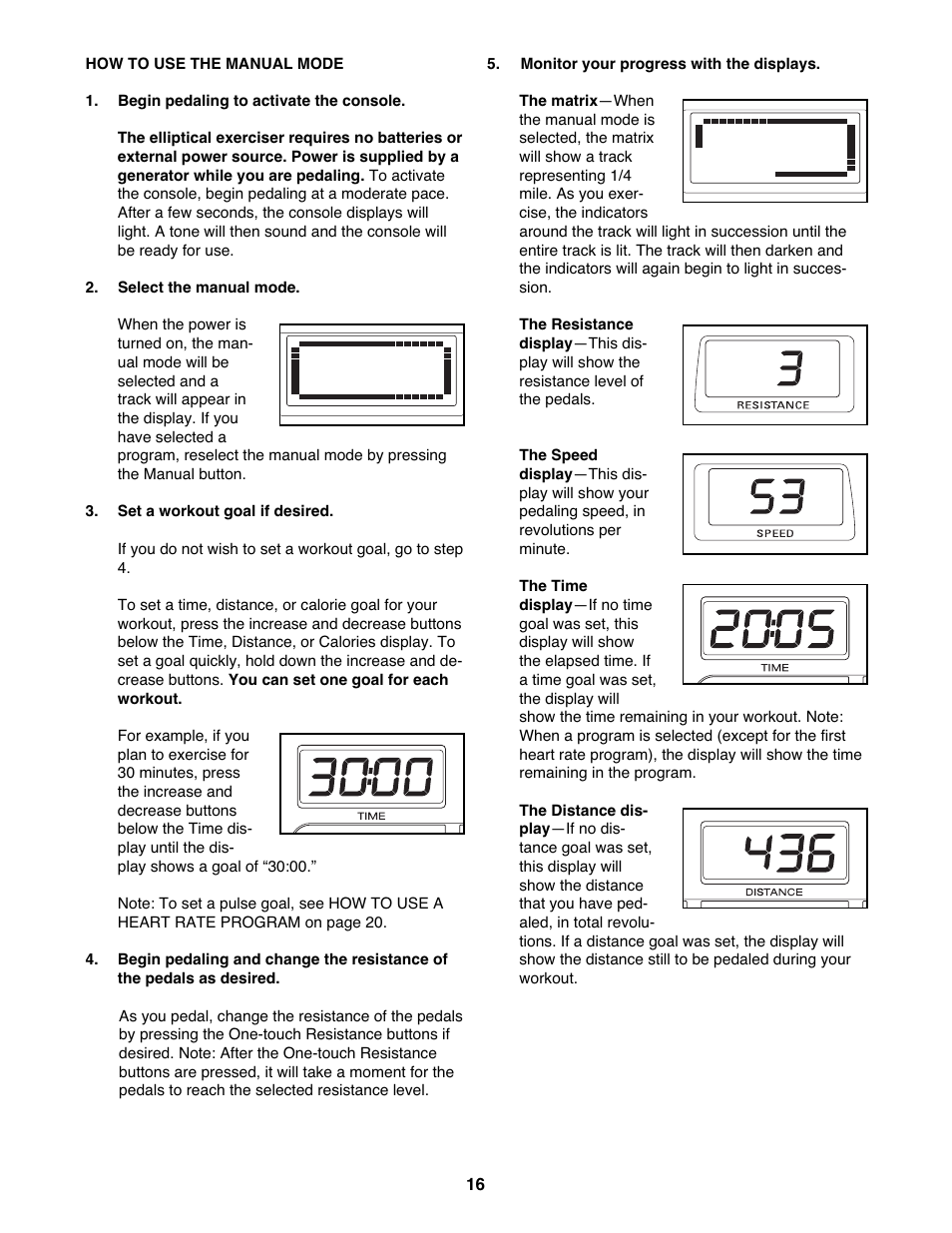 NordicTrack ELITE NTEL4255.0 User Manual | Page 16 / 28