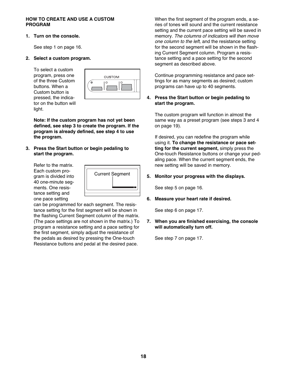 NordicTrack ELITE NTEL4255.0 User Manual | Page 18 / 28