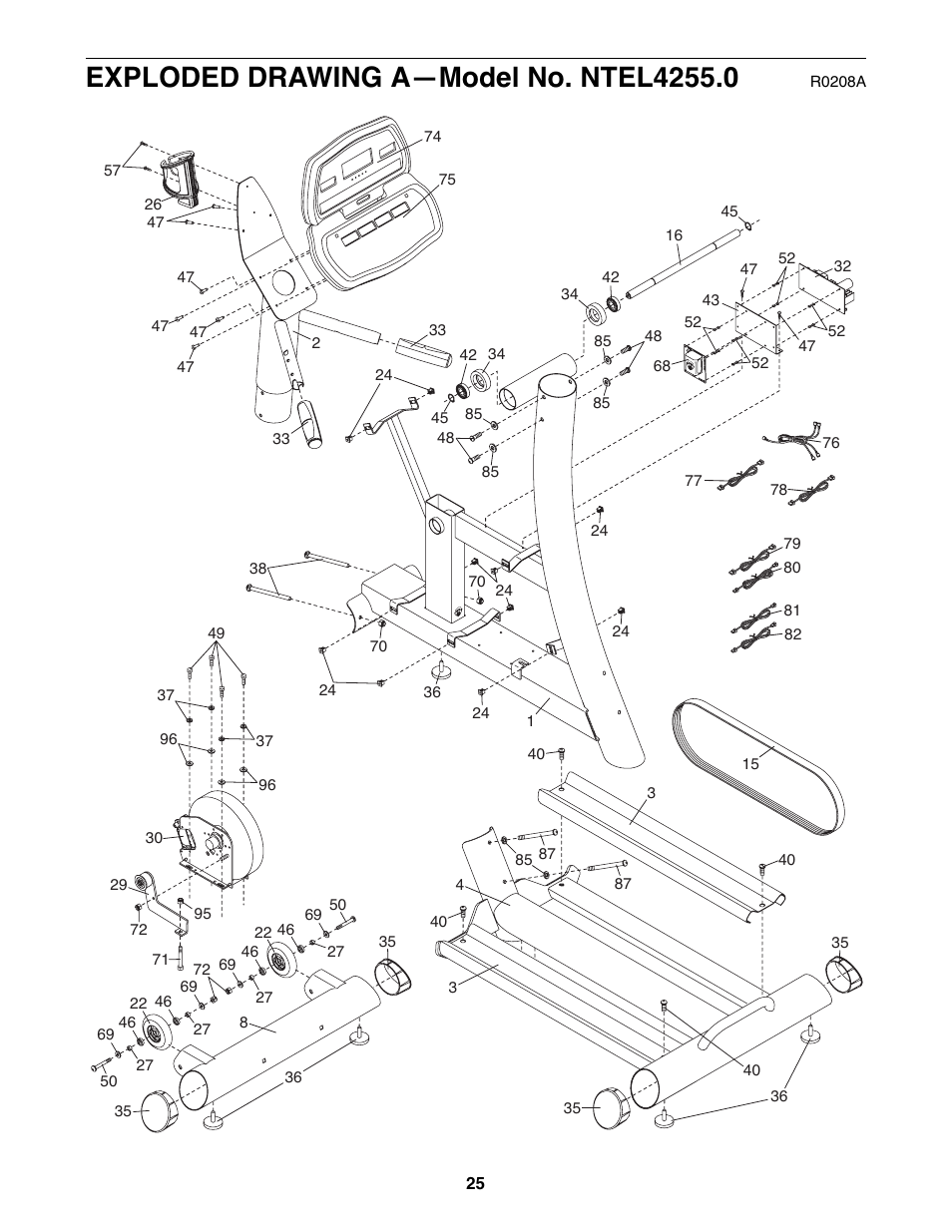 NordicTrack ELITE NTEL4255.0 User Manual | Page 25 / 28