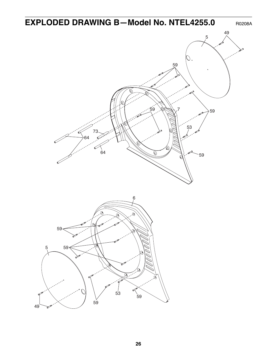 NordicTrack ELITE NTEL4255.0 User Manual | Page 26 / 28