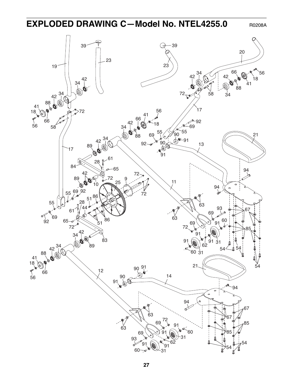 NordicTrack ELITE NTEL4255.0 User Manual | Page 27 / 28