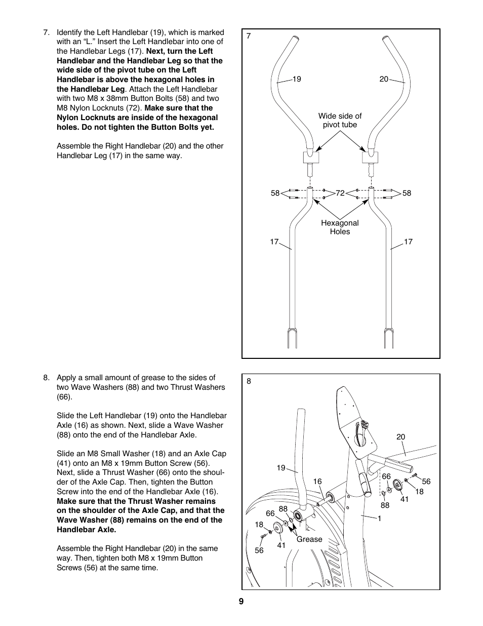 NordicTrack ELITE NTEL4255.0 User Manual | Page 9 / 28