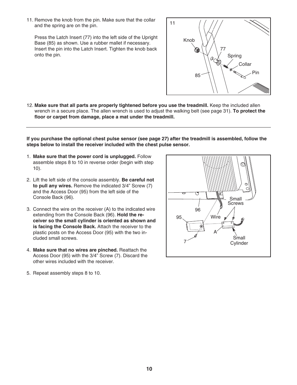 NordicTrack C2270 NTL12950 User Manual | Page 10 / 38