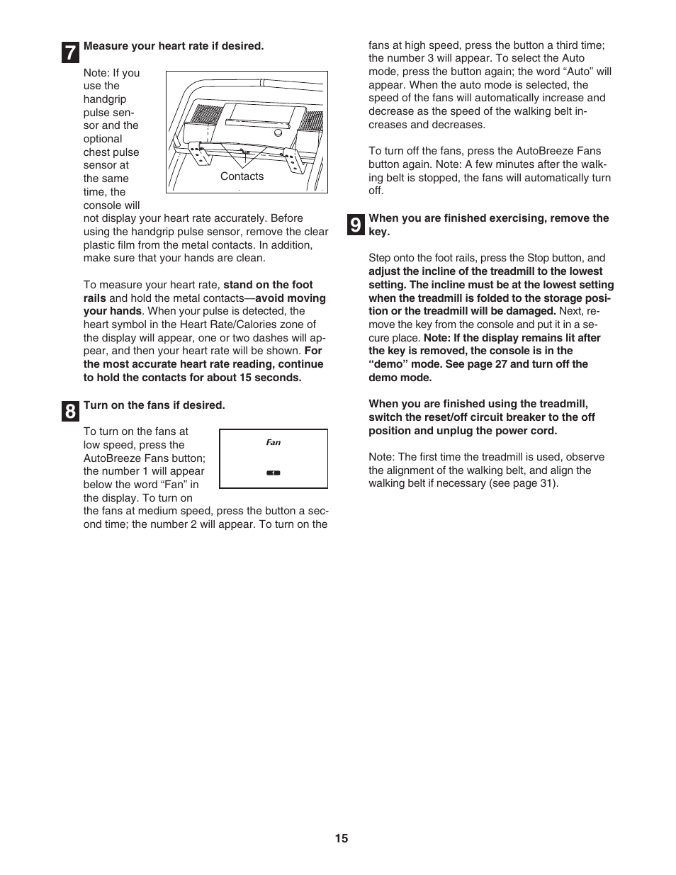 NordicTrack C2270 NTL12950 User Manual | Page 15 / 38