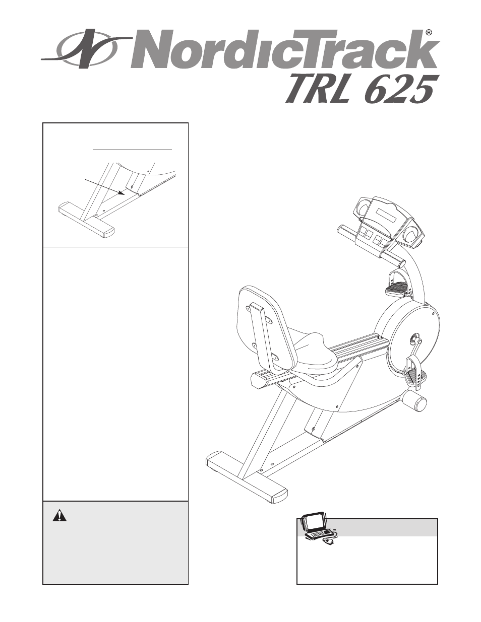 NordicTrack TRL 625 831.298961 User Manual | 16 pages