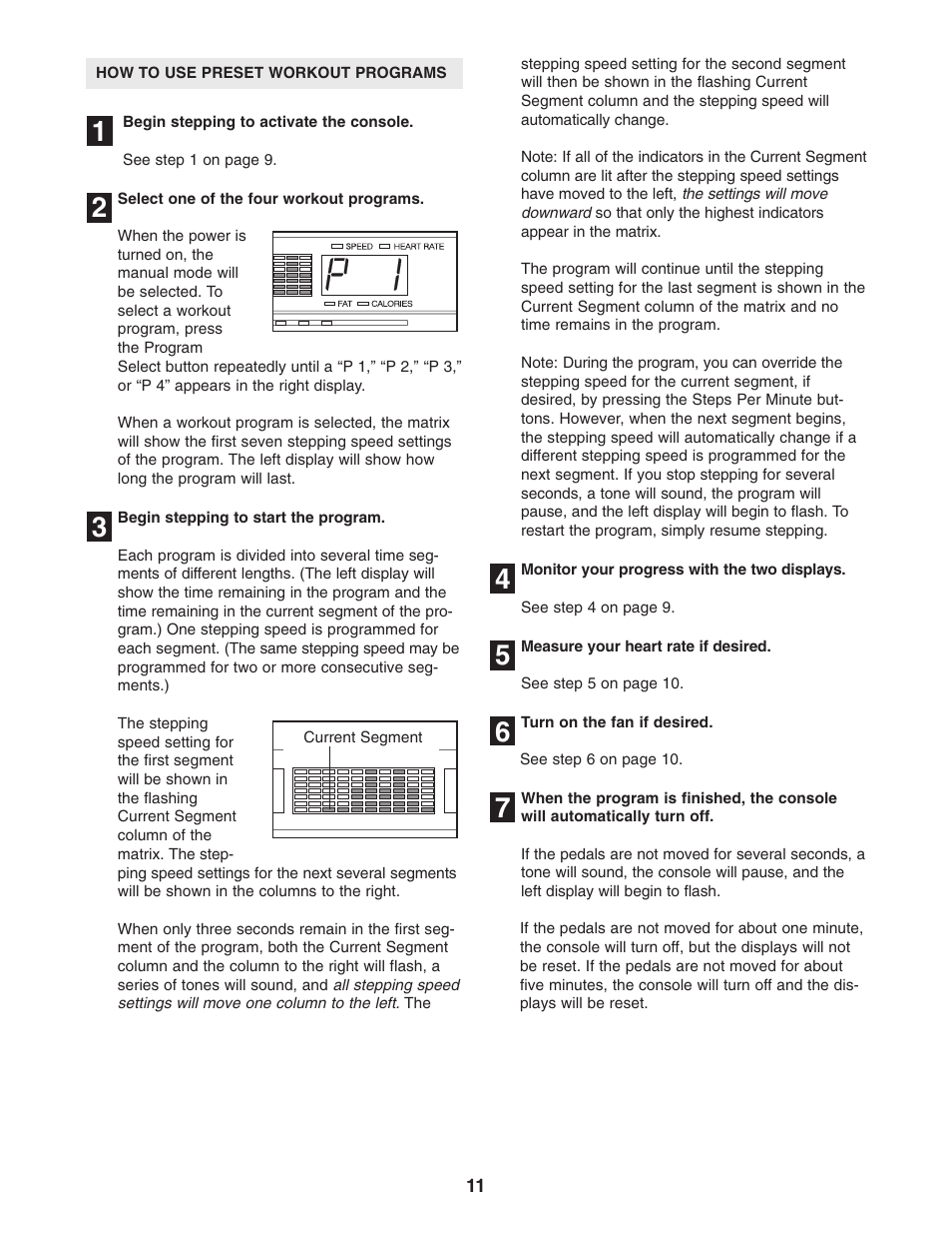 NordicTrack MTN 740 NTCCM58020 User Manual | Page 11 / 20