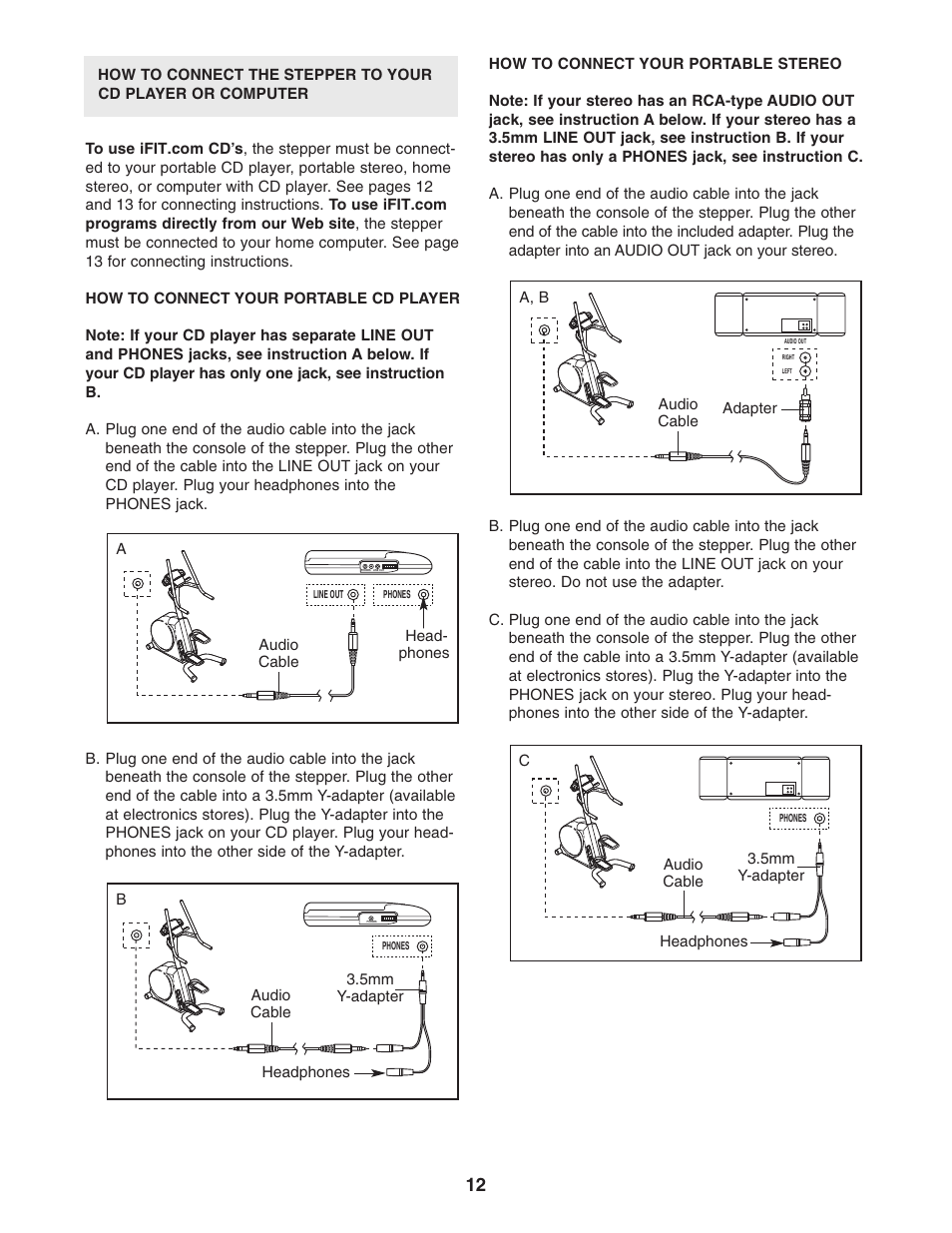 NordicTrack MTN 740 NTCCM58020 User Manual | Page 12 / 20