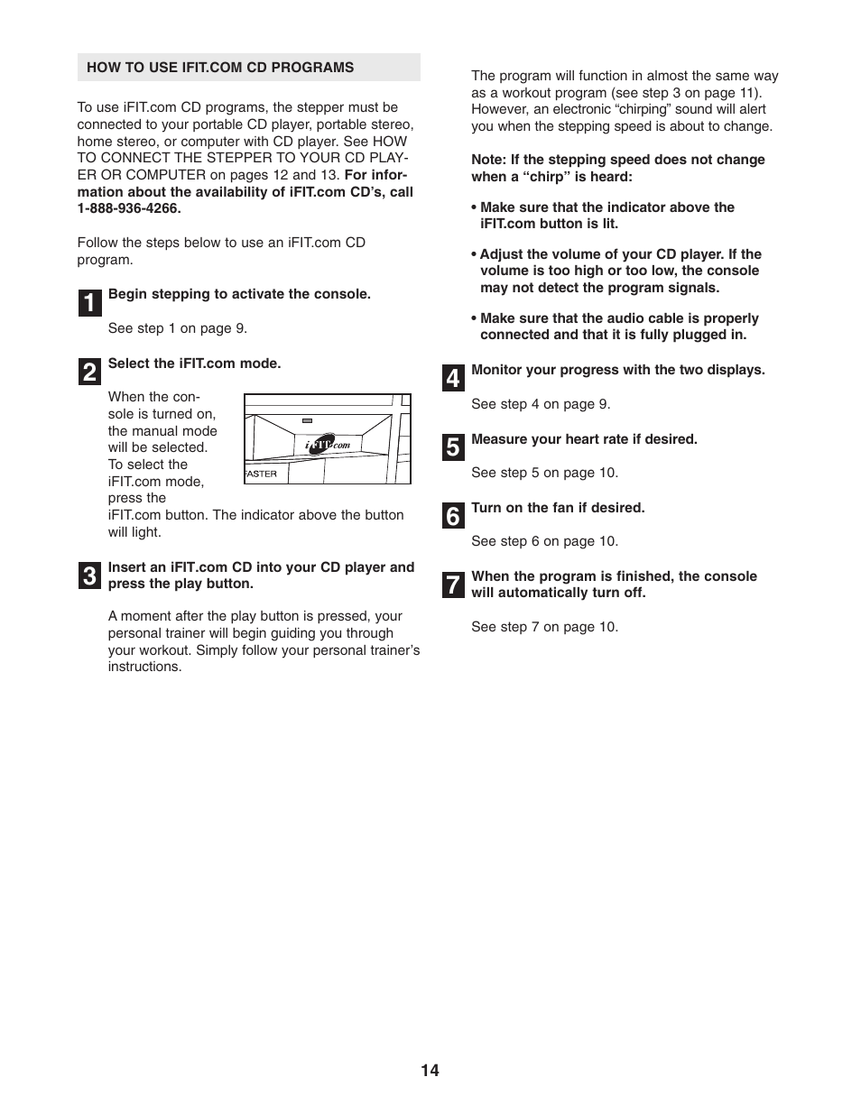 NordicTrack MTN 740 NTCCM58020 User Manual | Page 14 / 20