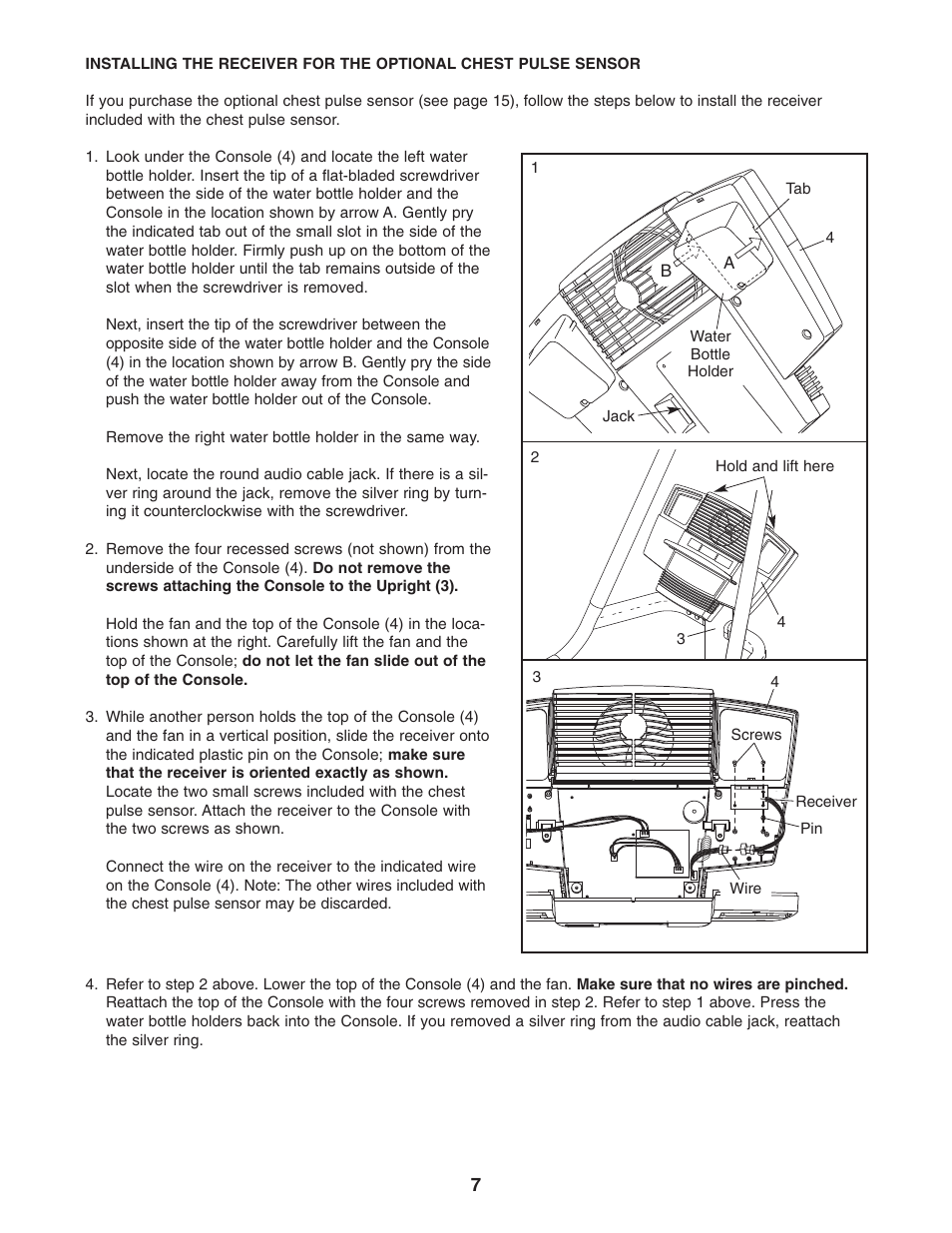 NordicTrack MTN 740 NTCCM58020 User Manual | Page 7 / 20