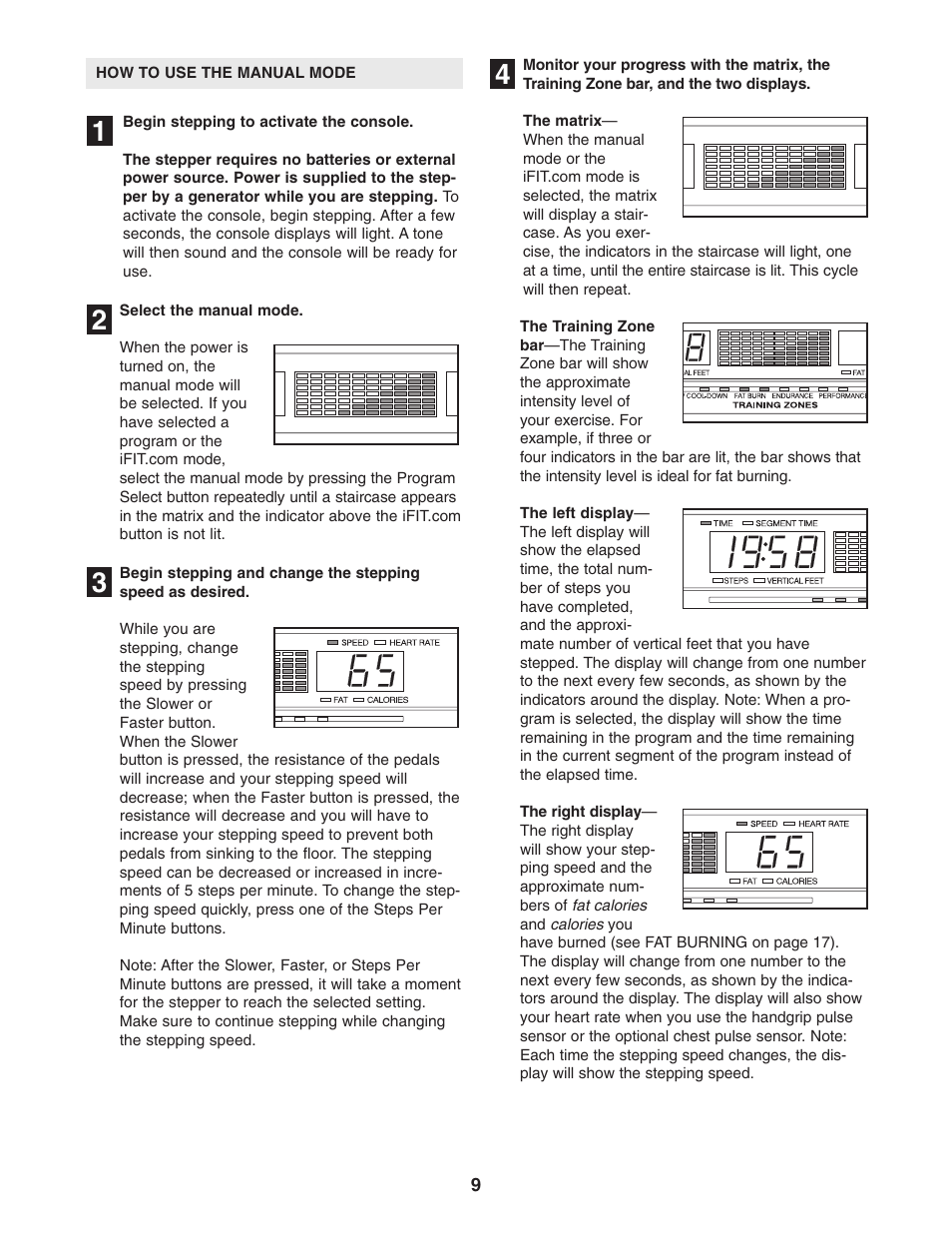 NordicTrack MTN 740 NTCCM58020 User Manual | Page 9 / 20