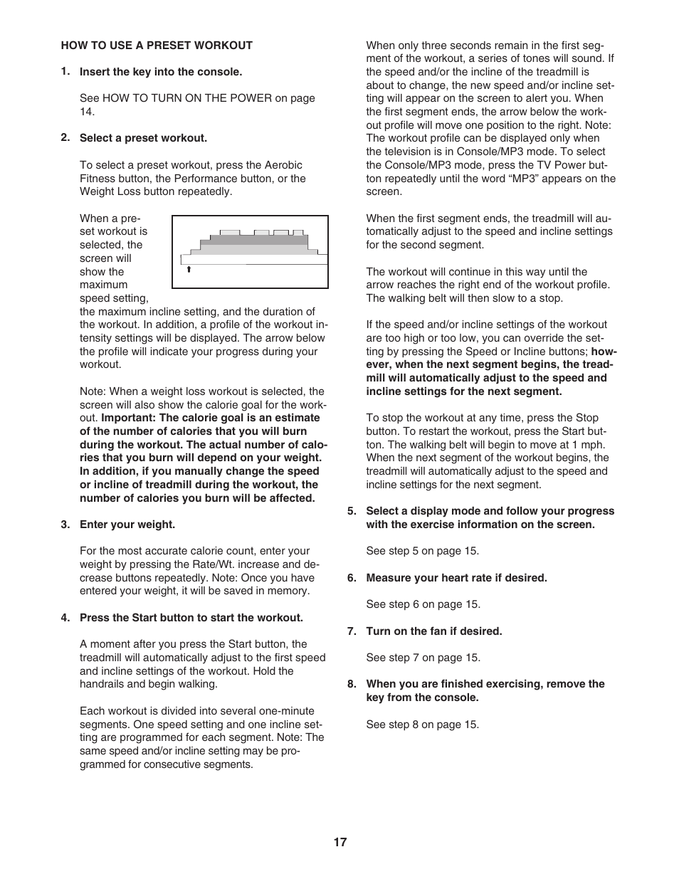 NordicTrack ELITE NTL19007.1 User Manual | Page 17 / 34