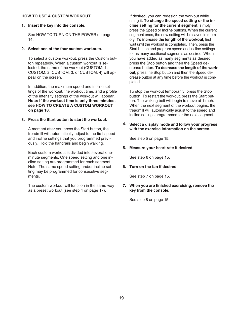 NordicTrack ELITE NTL19007.1 User Manual | Page 19 / 34