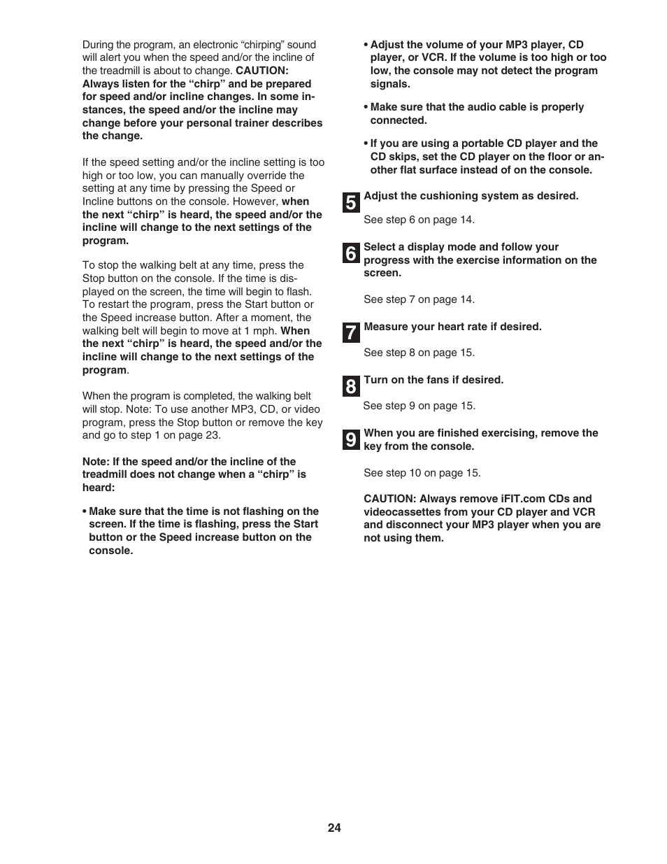 NordicTrack 30505.0 User Manual | Page 24 / 38