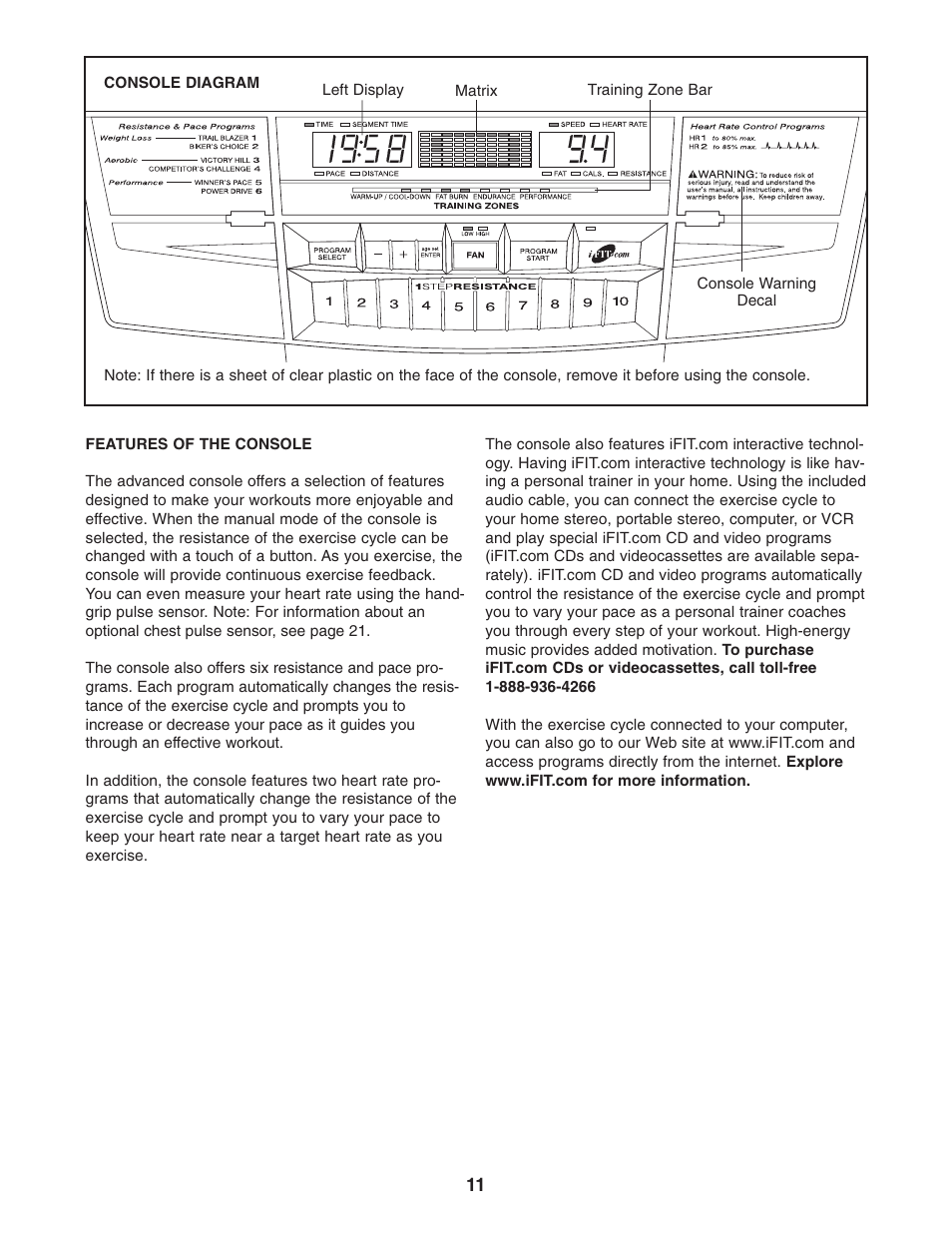 NordicTrack NTCCC69023 User Manual | Page 11 / 28
